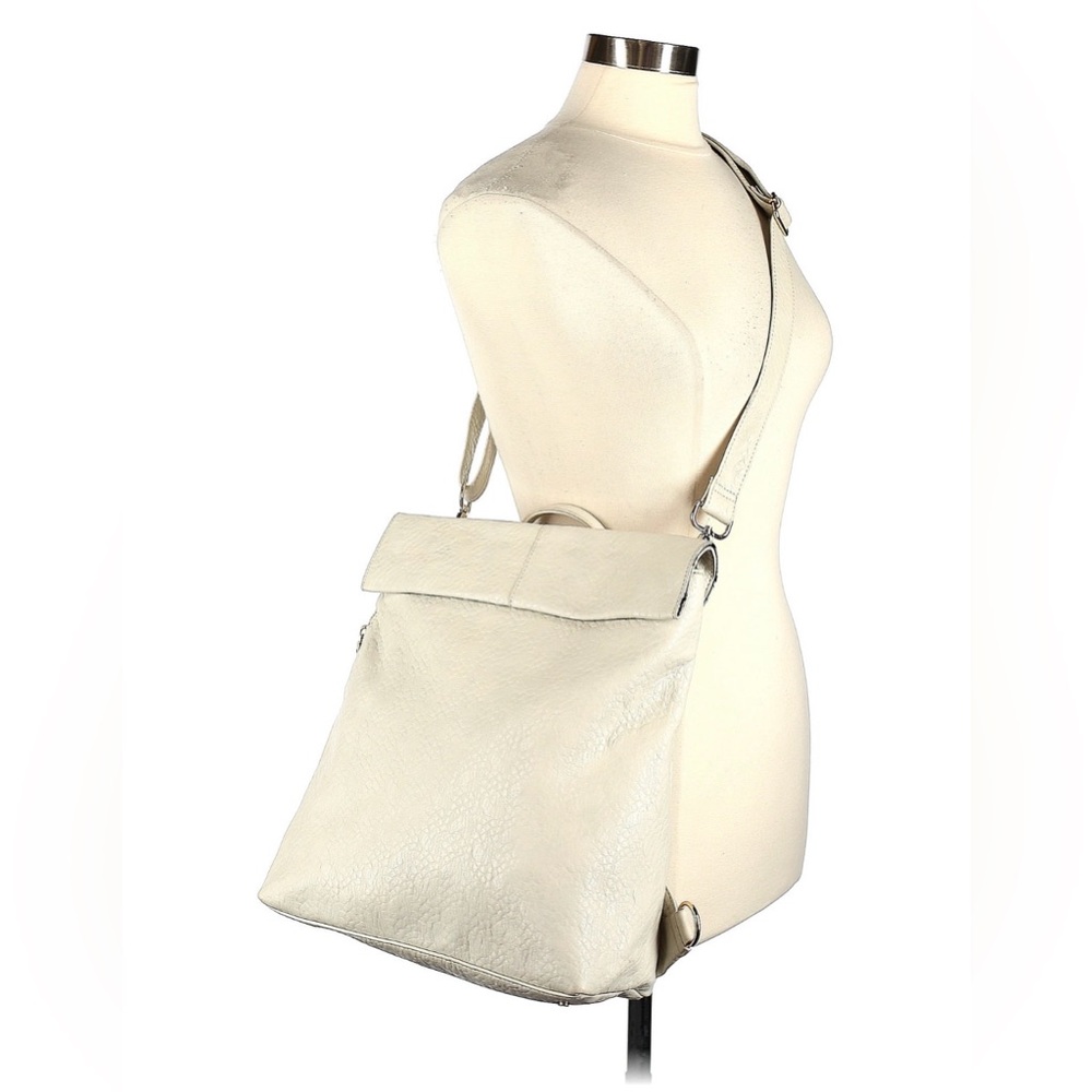 POVERTY FLATS by rian Cream Satchel - Picture 3 of 9